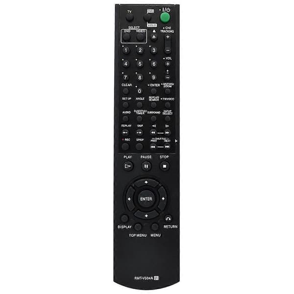 1 stk. RMT-V504A Controller til Sony DVD Plastik Erstatningsfjernbetjening