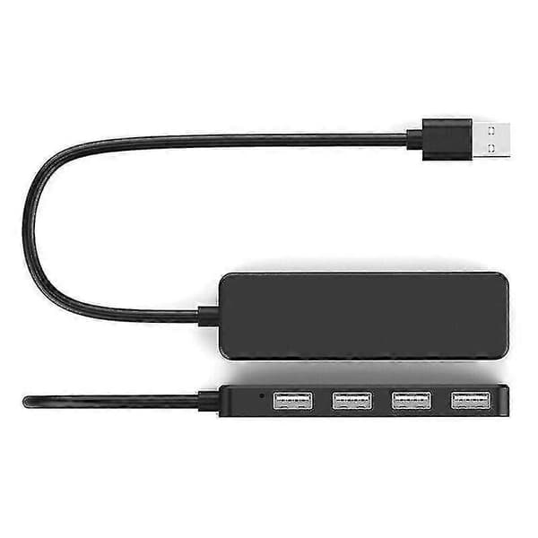 4 Portars USB Hub 2.0 Multi Splitter Expansion Höghastighetsadapter Skrivbordsdator PC Laptop