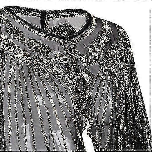 Sequin Art Deco Aftenkappe Dame Sjal Bryllupsfest Sjal