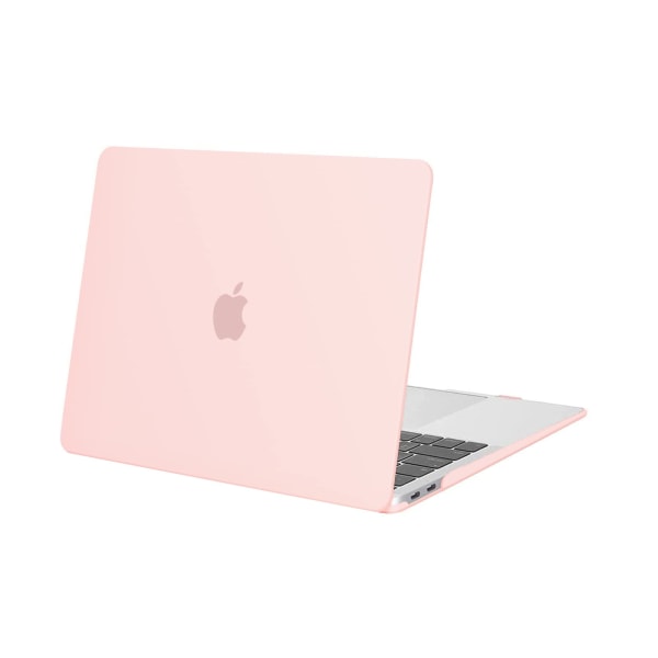Shell case cover MacBook Air 13 tuuman case A2337 A2179, vaaleanpunainen