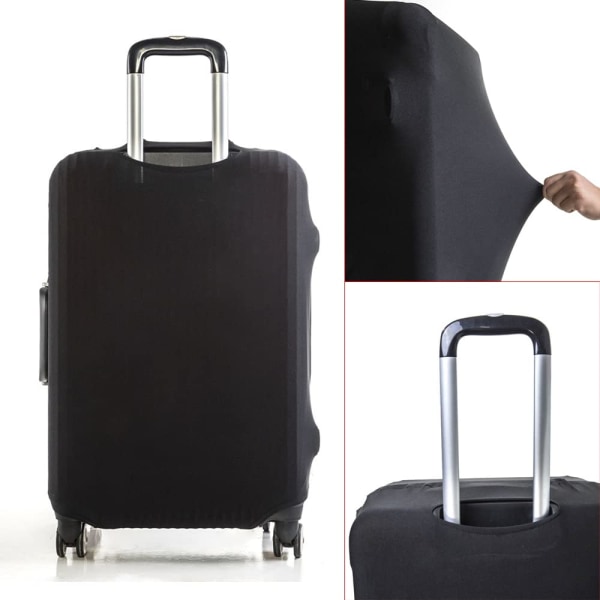 Indledende bogstav trykt design rejsevogn kuffert cover Protector Vaskbart kuffert cover Bagageopbevaring covers til 18-28 tommer bagage cover
