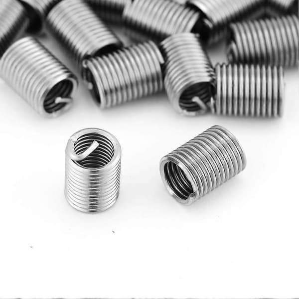 Rustfrie ståltrådinnsatser M6 x 1.0 x 2.5 D Lengde 50 stk