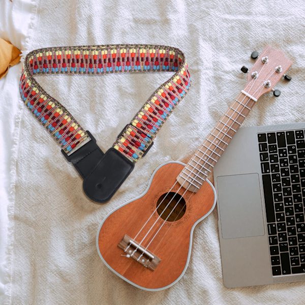 Ukulele Rem, Bomuld Justerbar Guitar Rem