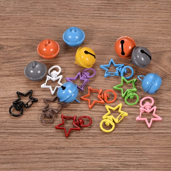 Svivel Clasps Snap Hook, for Keychains, 3 sett med 10 farger