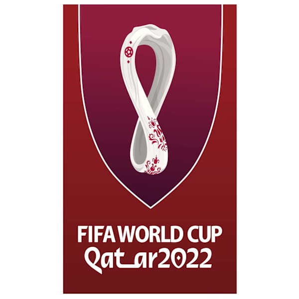 2 kappaletta MM-kisat Qatar 2022 -bannerin taustakoriste 23,6x35,4\" Qatar 60*90cm