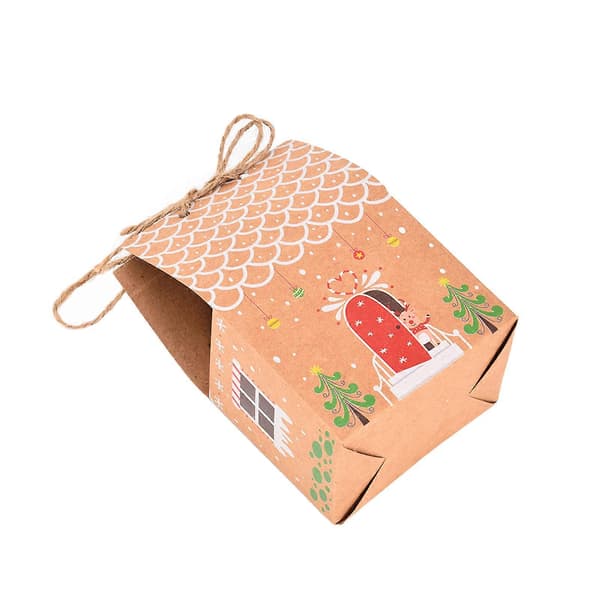 GPB Julklappspåsar Utsökta Julgodis Kex Presentförpackning Julklappsdekoration