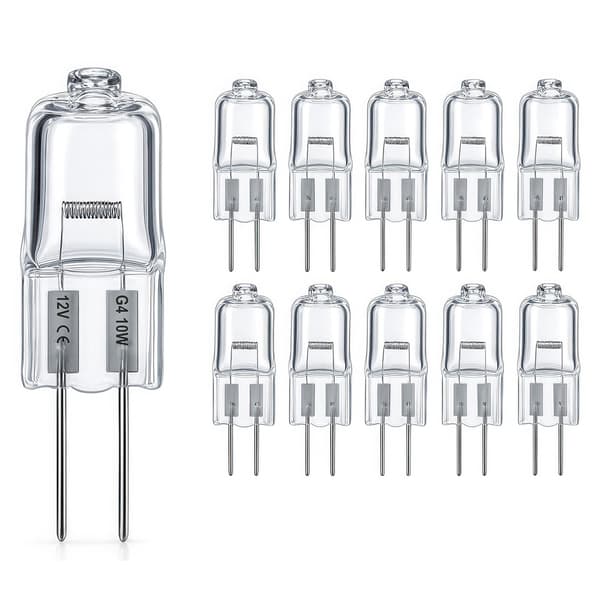 G4 Halogenlamper / Glødelamper - Varmhvit - Halogen Varmhvit 10W (50-Pack)