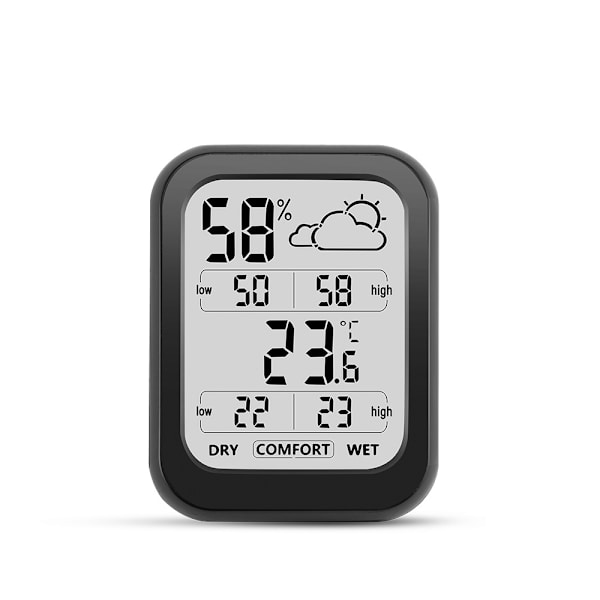 Rumtermometer Hygrometer, Temperaturmåler til drivhus
