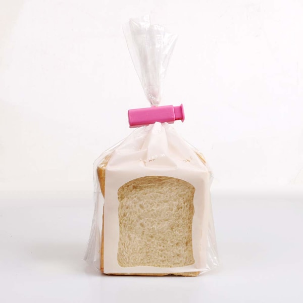 6 stk klemme for brødposer, sklisikre, enkle å klemme og låse