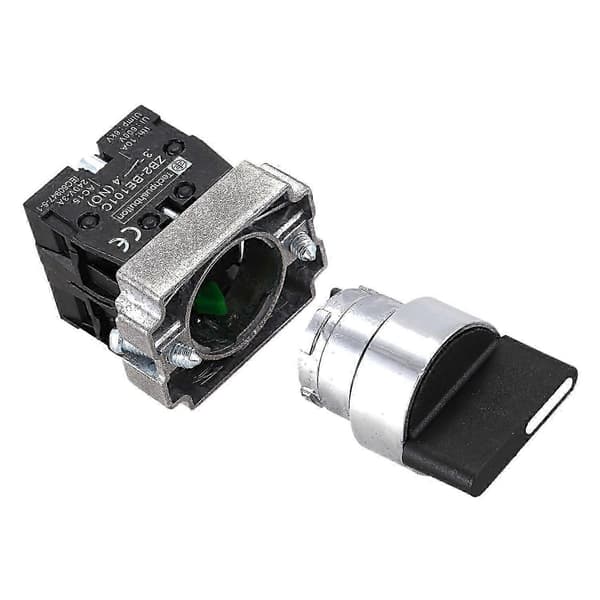 22mm Låsende 2 NO 3-Posisjon Rotary Selector Velgerbryter ZB2-BE101C