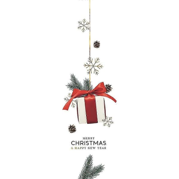 1 set Julklappsmönster Väggdekor Jul