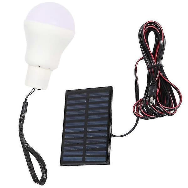 Solar Emergency Light Bærbar Nattmarkedslys Praktisk Utendørs Campinglampe Multifunksjonell Lig