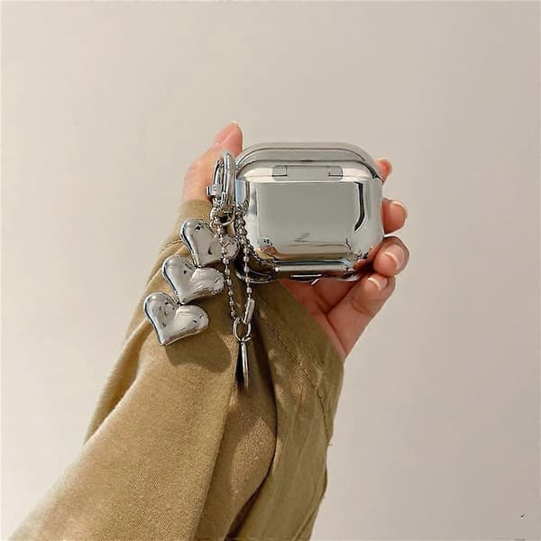 Kompatibel med AirPods 4 Etui Blød TPU Sød Mode Spænde Pend