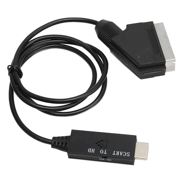 HD 1080P SCART til HD Multimedia Interface Konverter Adapterkabel for Lyd Video