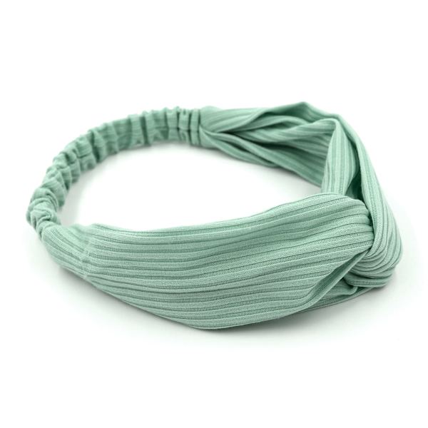 Jentehodebånd, Vridde Hodebånd Elastisk Turban Hodebånd Stretch Strikket Bomull Hodebånd for Kvinner Jenter 09
