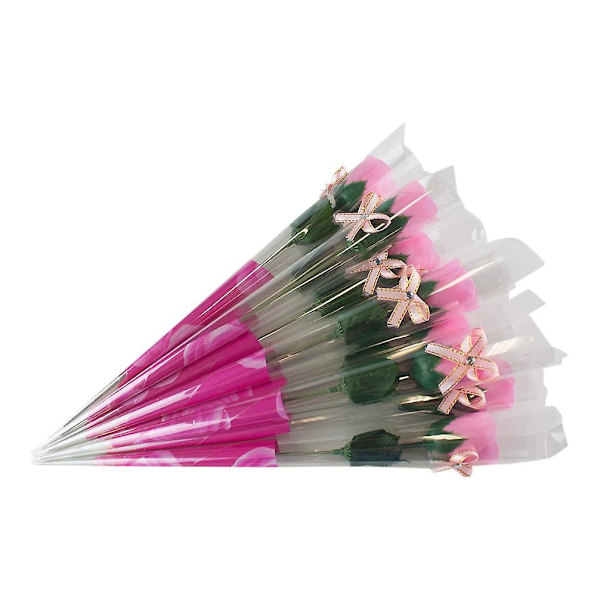 10 st Parfymerade Rosor - ljusrosa