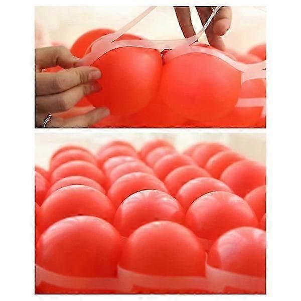 1 sæt Pink Hjerte Ballon - Hjerteformet Ballonnet med Pink Balloner