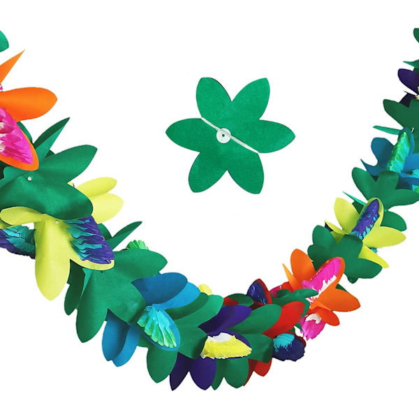 3 stk. tropisk blomsterguirlande