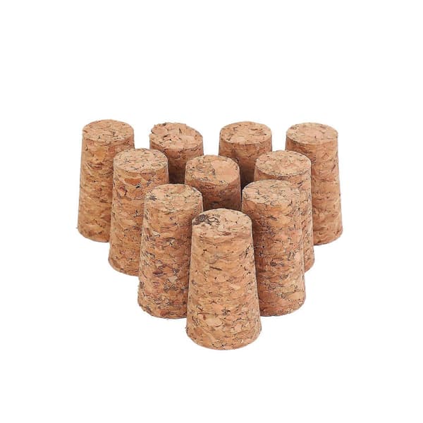 10 stk. koniske korker, propper, DIY håndverk, kunstmodellbygging 22*17*35mm