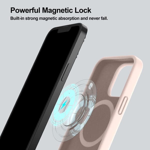 Magnetisk Etui Designet til iPhone 13 Etui (Lyseblå)