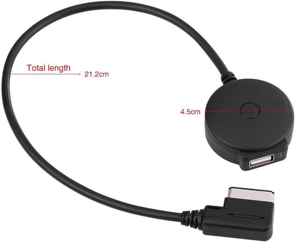 AMI MDI Bluetooth-musiikki AUX- ja USB-naaras USB-sovitin, after2009