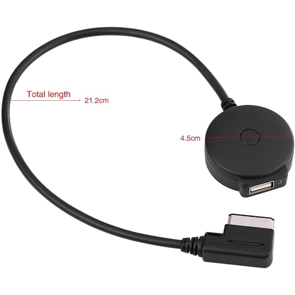 AMI MDI Bluetooth Musik AUX och USB hona USB-adapter, efter 2009