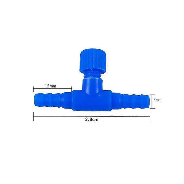 Akvarium Luftslang Regulator Pump Luftslang Flödeskontrollventil För Akvarium Qyroadwolf