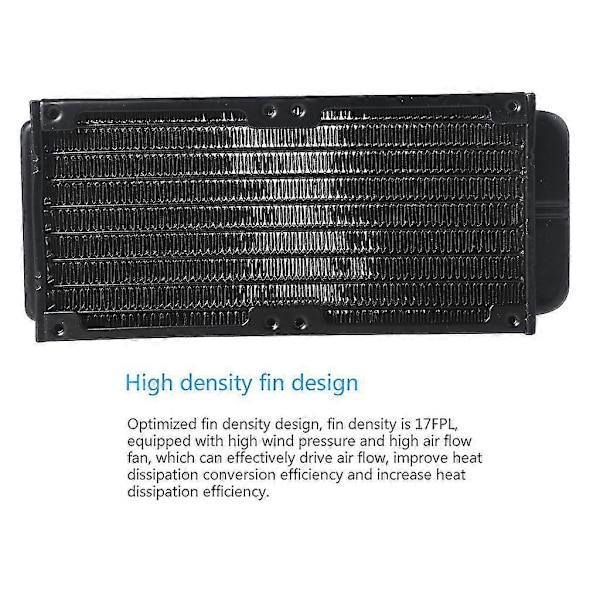Pc Vand Varmeveksler Computer Aluminium Varme Radiator Køleplade Til Computer