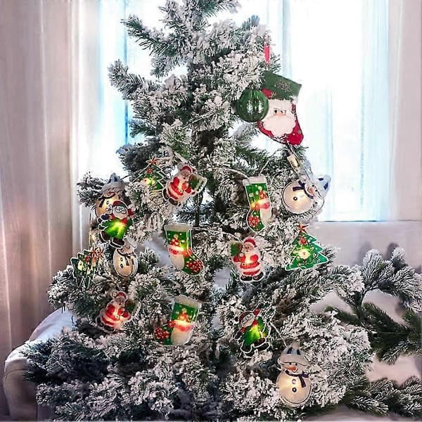 Julepynt, interiørlys, vindusdekorasjoner, julepynt - 8