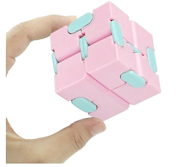 Infinity Cube Fidget Cube Leke Stress Relief for Voksne og Barn, Fidget Leke Søt Puslespill Flip