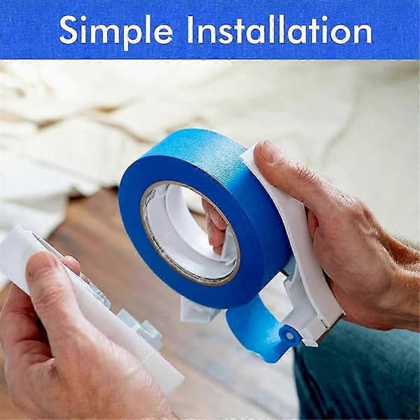 Maskeringsteipapplikator for maling, plastisk malertapeapplikator, maskeringsteipdispenser med 5 blå