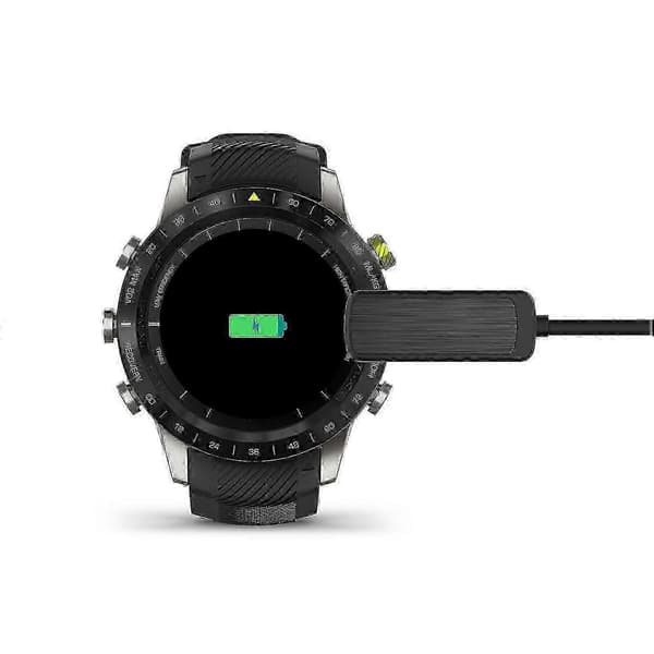 For Garmin MARQ Athlete/Adventurer/Captain/Golfer/Aviator Ladeklips USB-lader med Datafunksjon