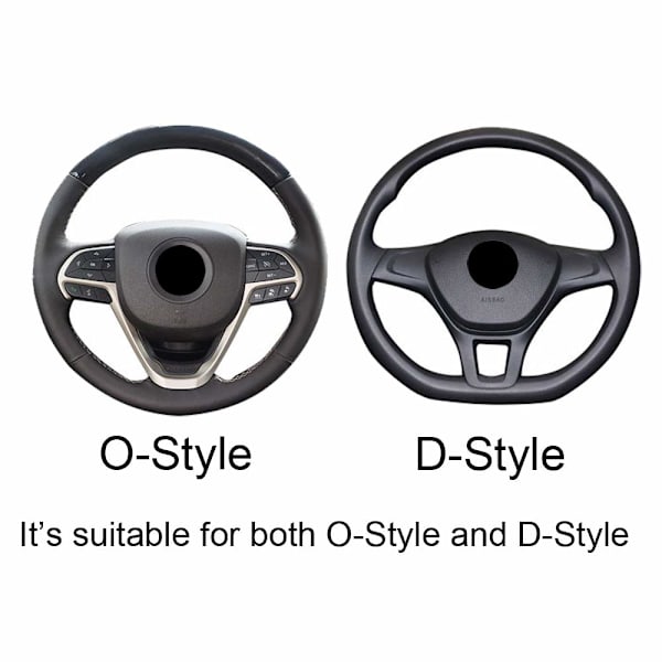 Microfiber läder rattöverdrag halkfri universell bil rattöverdrag konstläder för biltillbehör auto bil utan inre ring
