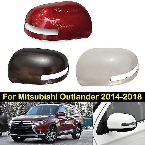 Sidespeildeksel for Mitsubishi Outlander 2014 2015 2016 2017 2018 Sidespeilhus Deksel Hette Skallkappe