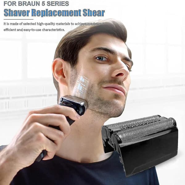 Hode til barberfolie for Braun 52b Serie 5 5020s, 5030, 5030s
