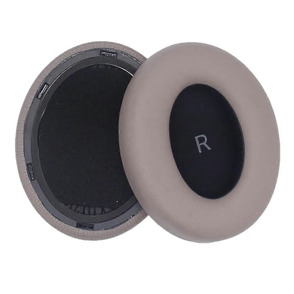 1 par øreputer for Sennheiser MOMENTUM 4.0 trådløse hodetelefoner, erstatningsøreputer brown