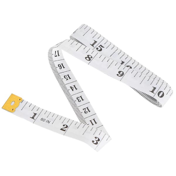 Måttband 150 cm PVC-plast för mätning av bröst/midjeomkrets
