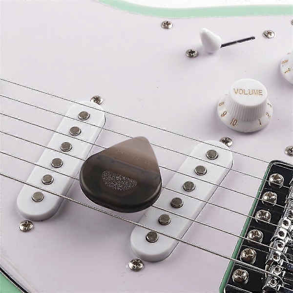 Snygg LED-upplyst lysande gitarrplock Touch Luminous Elektrisk Gitarr Ukulele Bas Plectrum Kreativa Gåvor green