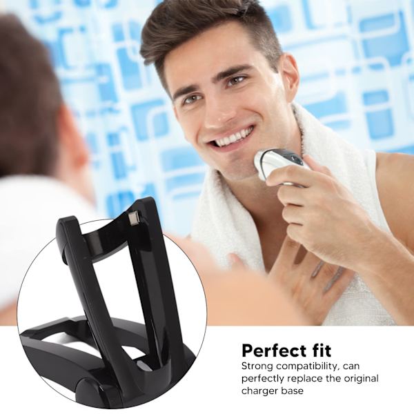 Reservedele Opladningsstativ, Skægtrimmer Opladningsstativ, Shaver Oplader Base Braket Kompatibel med RQ1175 1195 1150X 1160X