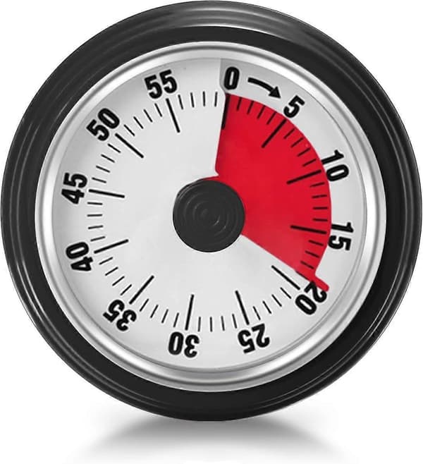 1 stk. visuell timer, kjøkkentimer med magnetisk base