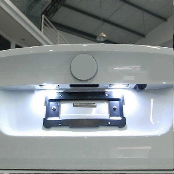 1 par LED nummerpladelys til W124 W201 W202 bilnummerpladelys.