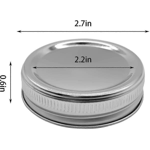 30-pack Konserveringslock, Kompatibla med Mason Jar, Rostfria lock, Delad typ