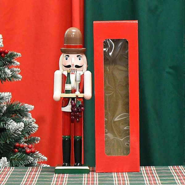 Julepynt 38 cm Julefigurer Stor Tradisjonell Høytidsdekorasjon Til Jul Og Bursdag