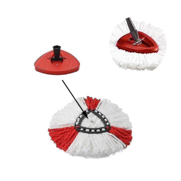 Roterende moppebase erstatning plast moppehodedisk for Easy Wring mopp