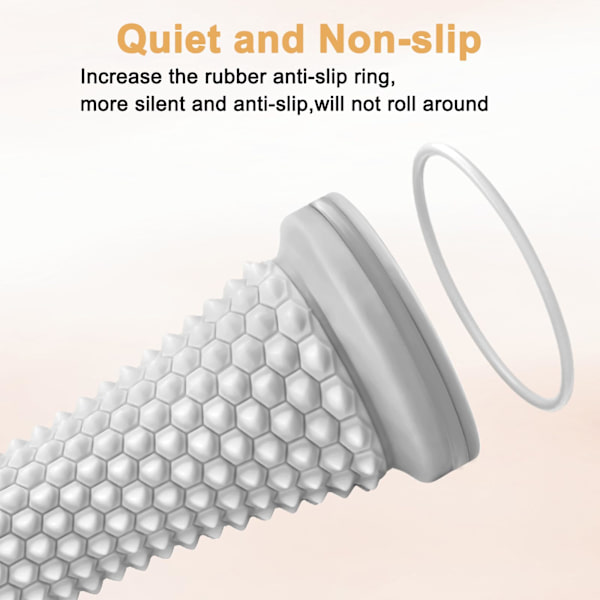 Plantar Fasciitis Massager, beupro Foot Massage Roller, Oppgradert fotmassasjer for Plantar Fasciitis Recovery og stramme muskler Relax (Grå)