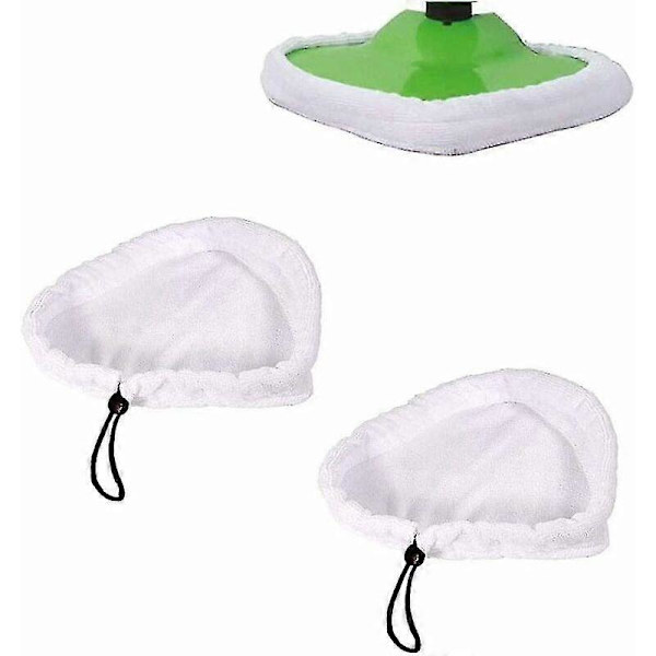 4 stycken triangulära mikrofiberrengöringsdynor, ångmoppdynor, universell ångmoppdyna, för ångmopp