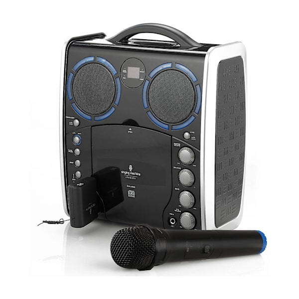 Trådløs mikrofon Karaoke Bluetooth-mikrofon, trådløs professionel håndholdt trådløs mikrofon og modtagersystem