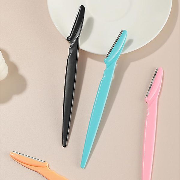 10 st Eyebrow Razor - Svart Svart