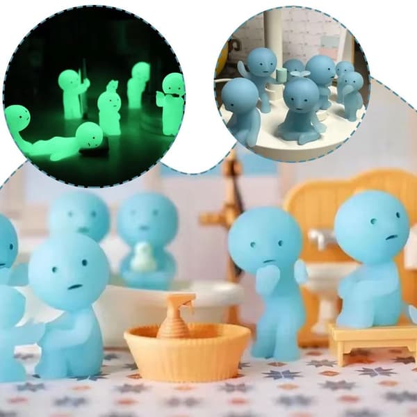 Smiski Hippers Figur Docka Blind Box Hörnkompis Gåva Julhänge Ny Mini Prydnad S5V4 E350 1pcs random