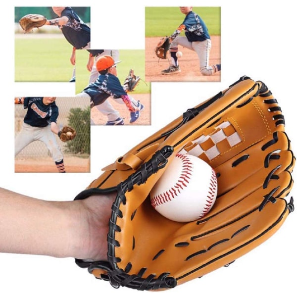 9 tuuman käsintehdyt baseball-pallot PVC-ylempi kuminen sisäpehmeä (3 kpl)